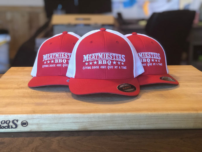 Miester Red/White Flex Fit Hat